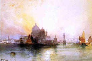  Thomas Moran A View of Venice - Art Print
