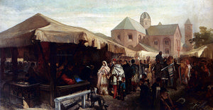 Charles Rochussen Visit At The Fair In Utrecht - Art Print