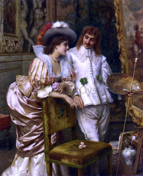  Federico Andreotti A Visit to the Studio - Art Print