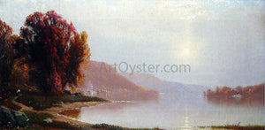  Alfred Thompson Bricher Walk by the Lake - Art Print