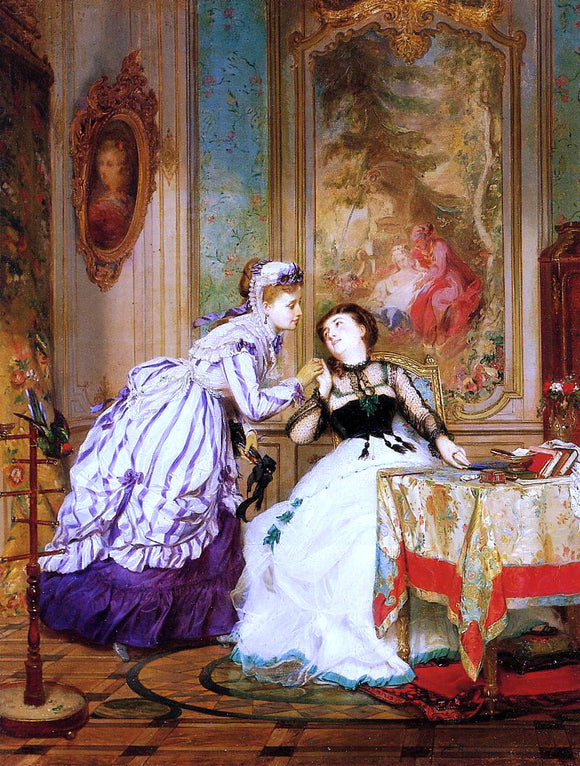  Charles Edouard Boutibonne A Warm Reception - Art Print