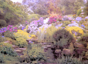  George Marks A Watergarden - Art Print