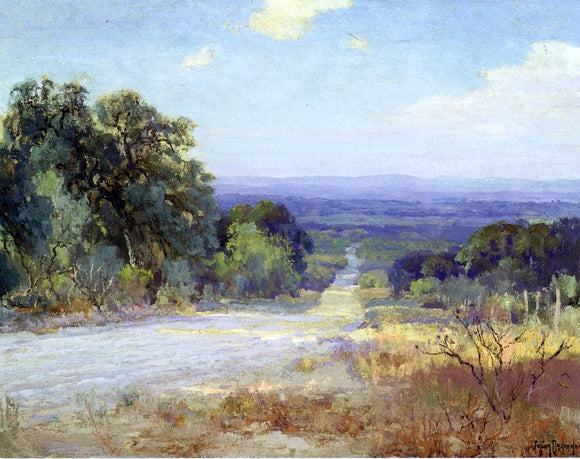  Julian Onderdonk A White Road at Late Afternoon - Art Print