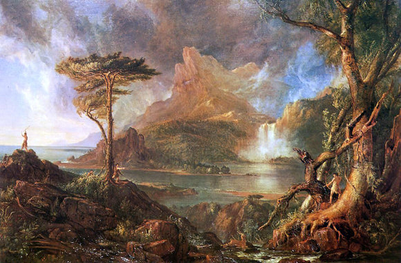  Thomas Cole A Wild Scene - Art Print