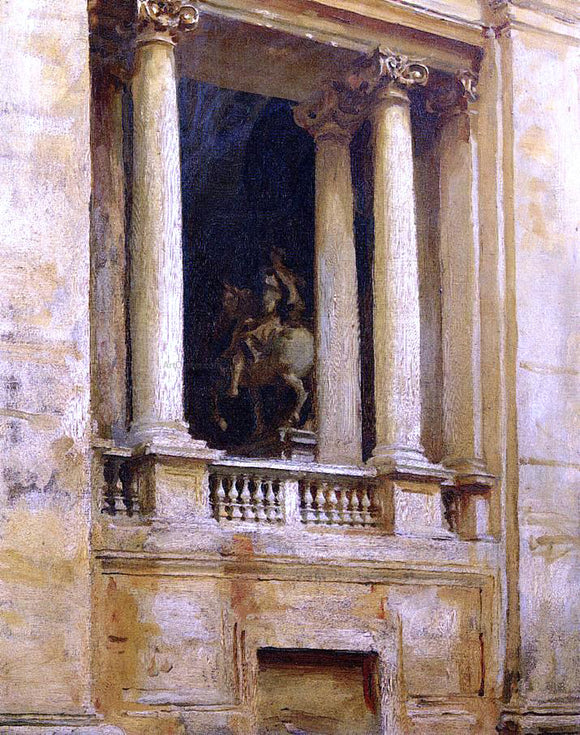  John Singer Sargent Window in the Vatican - Art Print