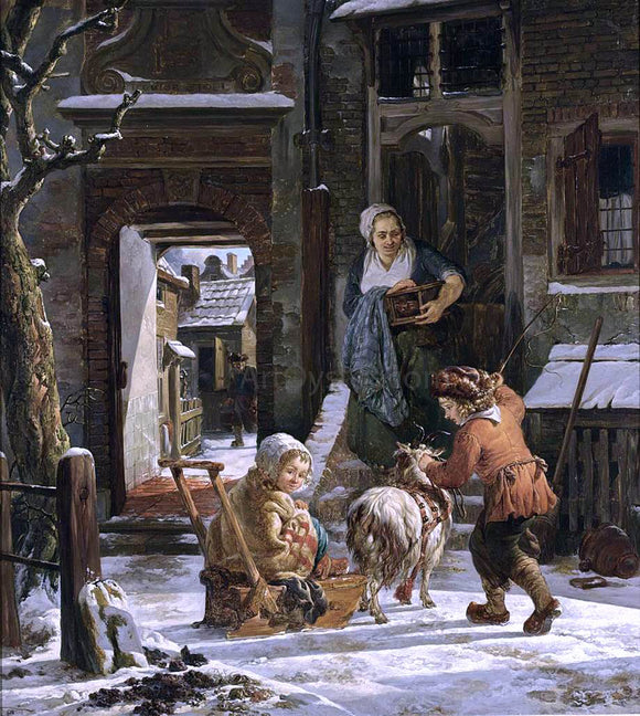  Abraham Van I Strij A Winter Scene - Art Print