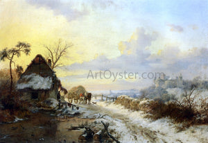  Frederk M Kruseman A Winter's Day - Art Print