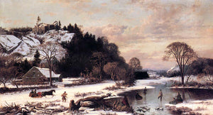  Joseph Morviller A Winter's Day - Art Print