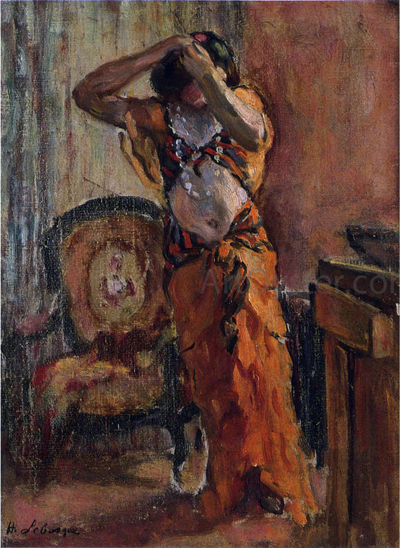  Henri Lebasque A Woman Dressing - Art Print