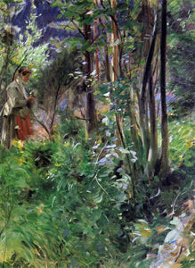  Anders Zorn A Woman in a Forest - Art Print