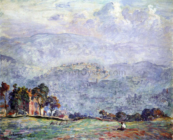  Henri Lebasque A Woman in a Landscape - Art Print