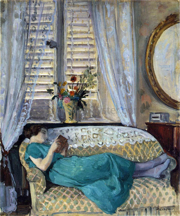  Henri Lebasque A Woman Reading - Art Print