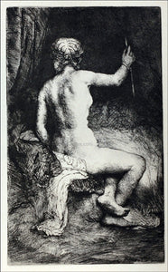  Rembrandt Van Rijn Woman with an Arrow - Art Print