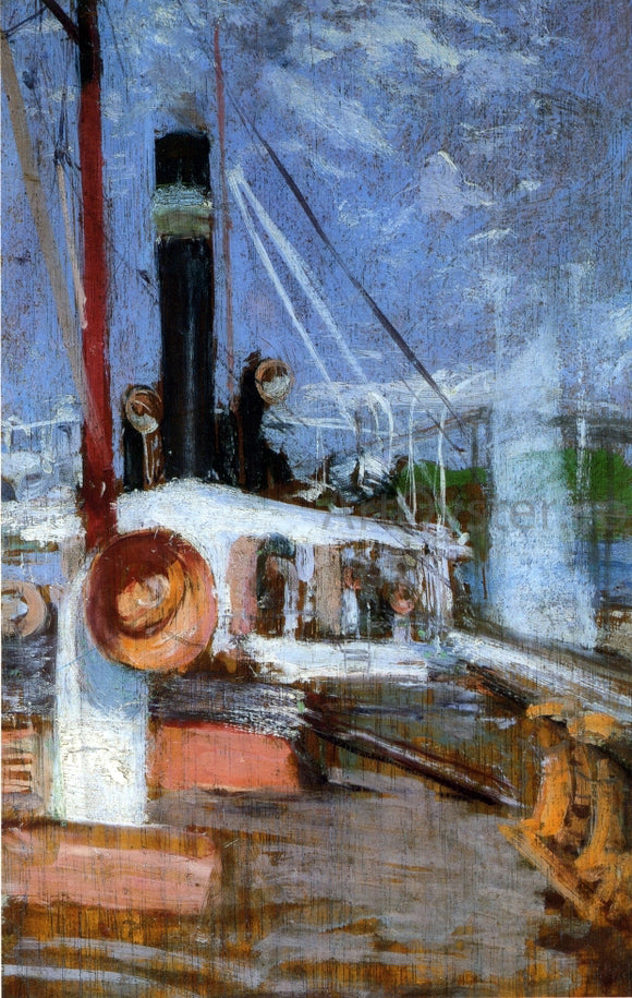  John Twachtman Aboard a Steamer - Art Print