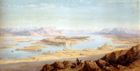  Charles Vacher Above Aswan - Art Print