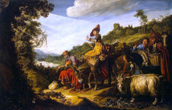  Pieter Lastman Abraham's Journey to Canaan - Art Print