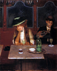  Jean-Georges Beraud Absinthe Drinkers - Art Print