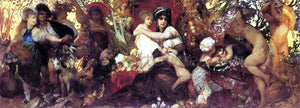  Hans Makart Abundantia, Die Gaben der Erde - Art Print