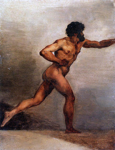  Theodore Gericault Academic Study of a Man - Art Print