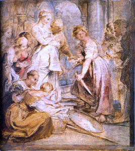  Peter Paul Rubens Achilles and the Daughters of Lykomedes - Art Print