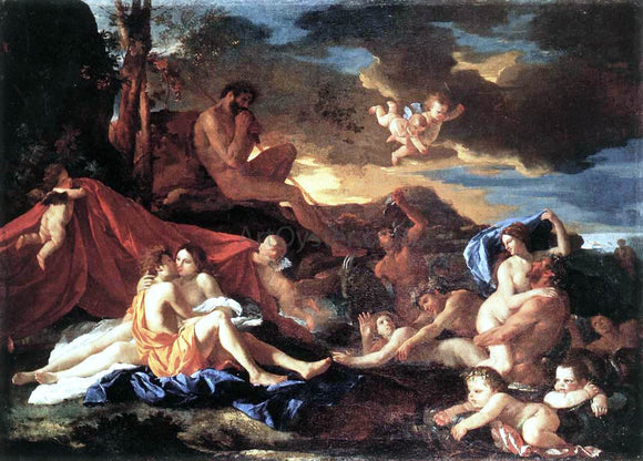  Nicolas Poussin Acis and Galatea - Art Print