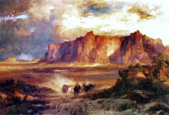  Thomas Moran Acoma - Art Print