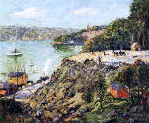  Ernest Lawson Across the River, New York - Art Print