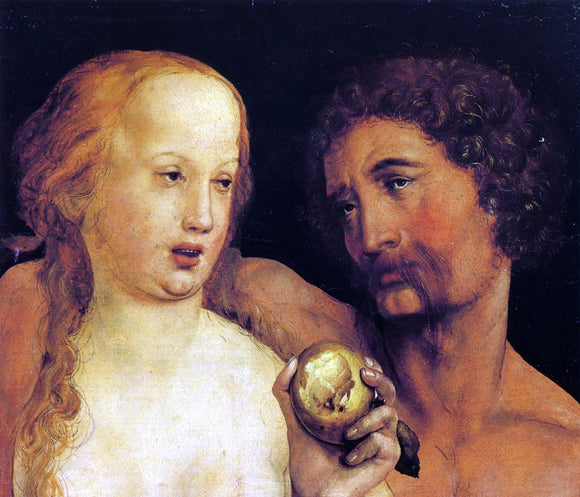  The Younger Hans Holbein Adam and Eve - Art Print