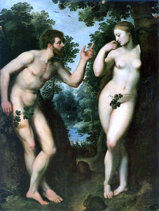  Peter Paul Rubens Adam and Eve - Art Print