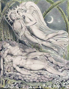  William Blake Adam and Eve Sleeping - Art Print