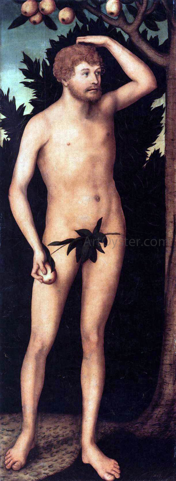  The Younger Lucas Cranach Adam - Art Print