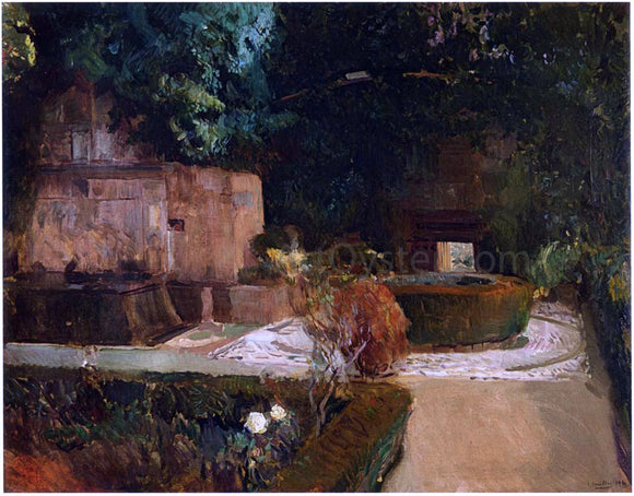  Joaquin Sorolla Y Bastida Adarves Garden, Alhambra - Art Print