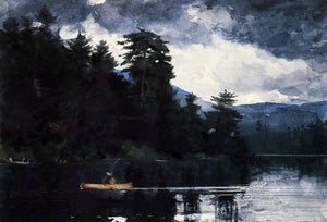  Winslow Homer Adirondack Lake - Art Print