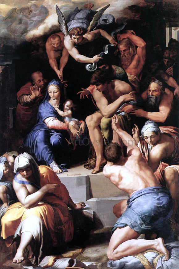  Pellegrino Tibaldi Adoration of the Christ Child - Art Print