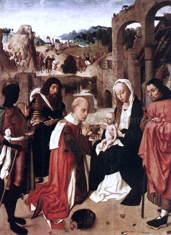  Geertgen Sint Jans Adoration of the Kings - Art Print