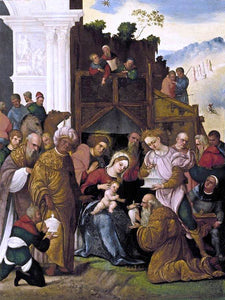  Ludovico Mazzolino Adoration of the Magi - Art Print