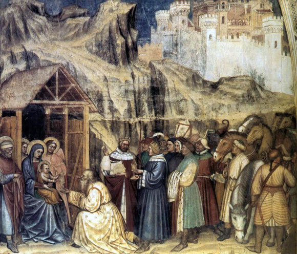  Altichiero Da Zevio Adoration of the Magi - Art Print