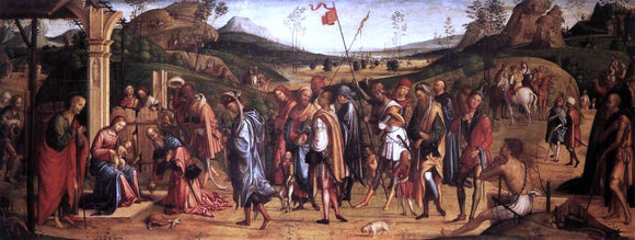  The Elder Lorenzo Costa Adoration of the Magi - Art Print