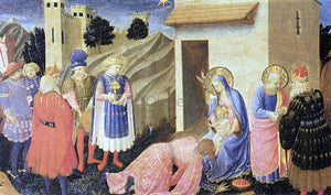  Fra Angelico Adoration of the Magi (The Cortona Altarpiece) - Art Print