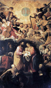  Juan De las Roelas Adoration of the Name of Jesus - Art Print