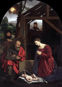  Giovanni Girolamo Savoldo Adoration of the Shepherds - Art Print