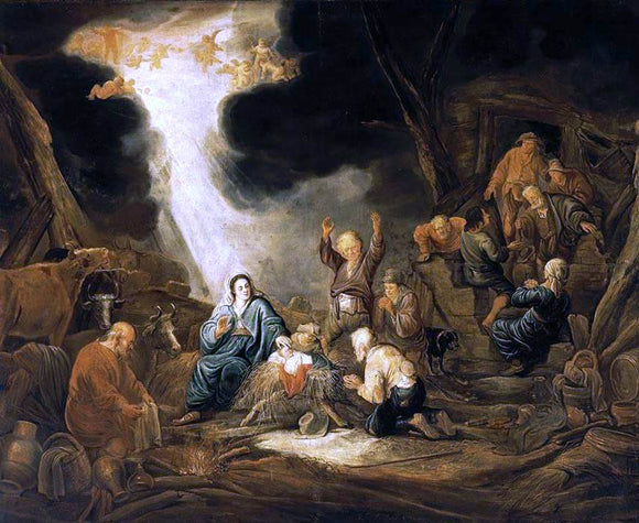  Benjamin Gerritsz Cuyp Adoration of the Shepherds - Art Print