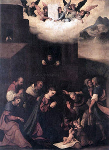  Ludovico Mazzolino Adoration of the Shepherds - Art Print