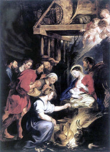  Peter Paul Rubens Adoration of the Shepherds - Art Print