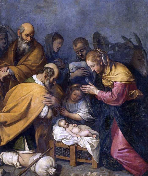  Matteo Rosselli Adoration of the Shepherds - Art Print