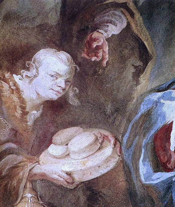  Franz Anton Maulbertsch Adoration of the Shepherds (detail) - Art Print