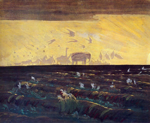  Mikalojus Ciurlionis Adoration of the Sun - Art Print