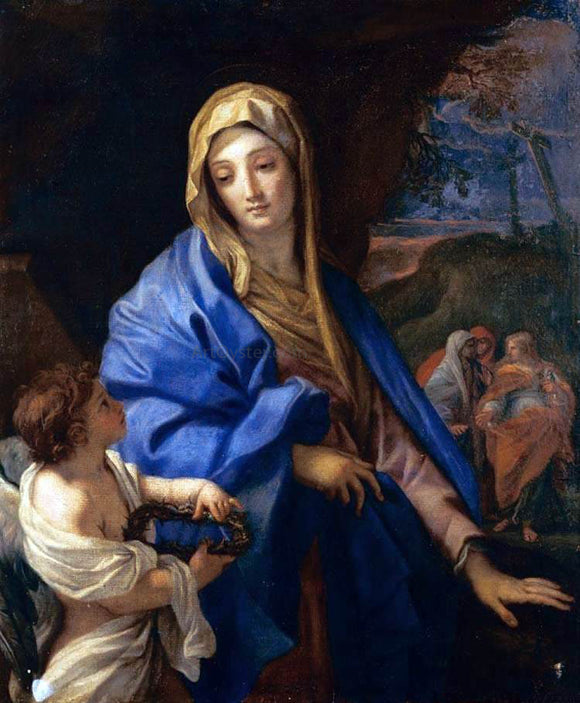  Carlo Maratti Adoration of the Thorn Crown - Art Print