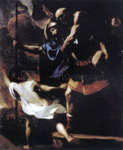  Mattia Preti Aeneas, Anchises and Ascanius Fleeing Troy - Art Print