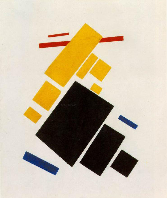  Kazimir Malevich Aeroplane Flying - Art Print